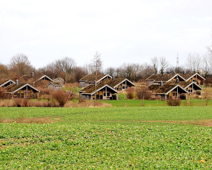 Bebauungsgebiet Holzhaus